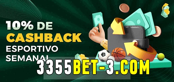 10% de bônus de cashback na 3355bet